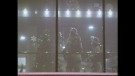 London fire crews can be seen standing inside the Grand Theatre on Tuesday, Dec. 17. (CTV London)
