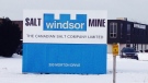 The sign for the Windsor Salt Mine can be seen on Morton Drive in west Windsor on Thursday, Dec. 19. (Chris Campbell/ CTV Windsor)