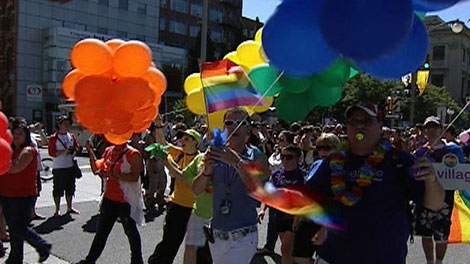 The Capital Pride Parade attracts thousands of people to downtown Ottawa. This year's parade will be held, Sunday, Aug. 28, 2011.