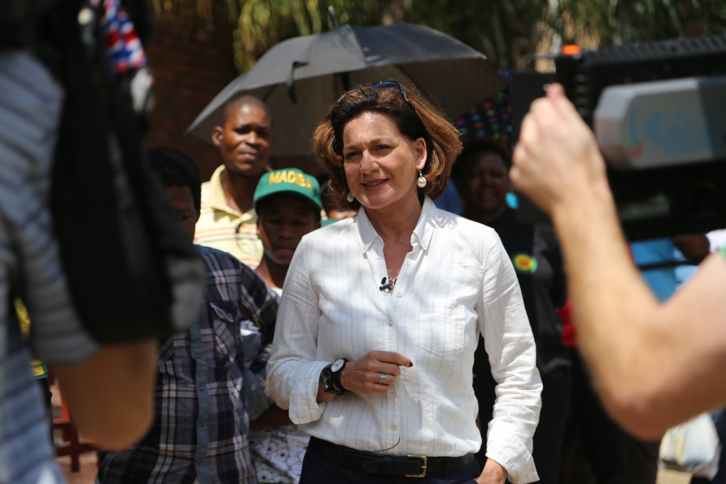 Lisa LaFlamme in South Africa