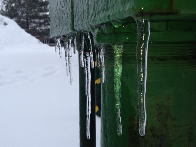 A blanket of freezing rain covered Midwestern Ontario Friday, leaving many locations slippery. (Scott Miller/ CTV London)
