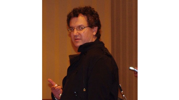A photo of Dennis Markuze/ David Mabus taken at the Atheist Alliance International meeting in Montreal, Oct. 2010