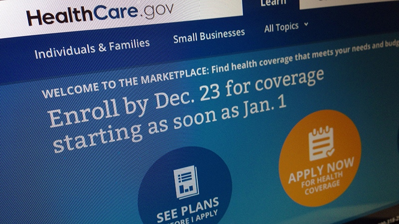 HealthCare.gov website on Dec. 20, 2013