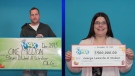 The OLG released the identities of Windsor lottery winners Steven Ward and Georgia Lamarche Tuesday, Dec. 24. (OLG)