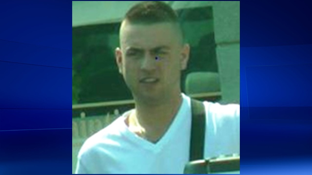 Justin Kenneth Sandquist, 23, is seen in this police handout photo. Sandquist faces charges of first degree murder, possession of an offensive weapon and criminal hit and run. (Edmonton Police Service)