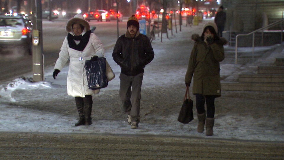 Dangerously cold in Toronto