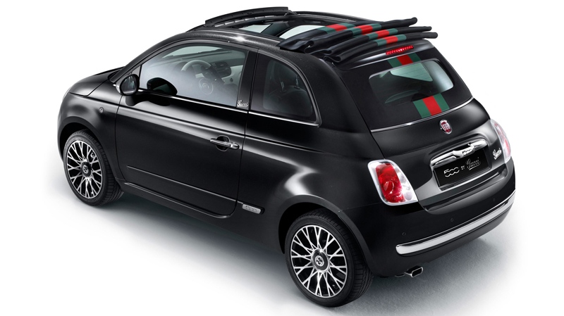 Fiat 500 by Gucci special edition is seen in this image from Fiat SpA.
