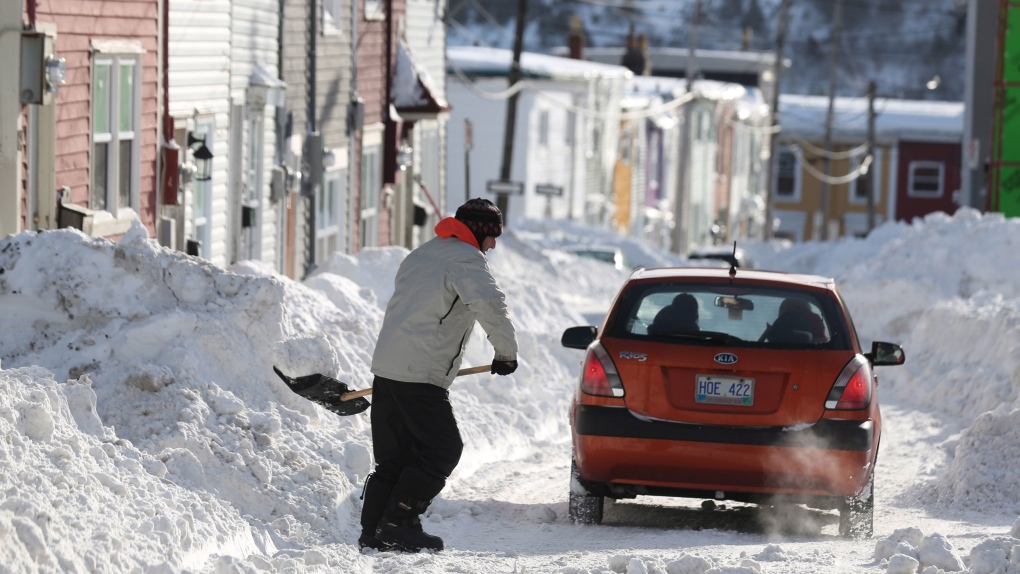 Winter weather grips Canada