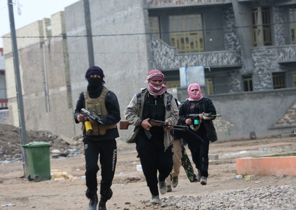 Militants in Fallujah, Iraq
