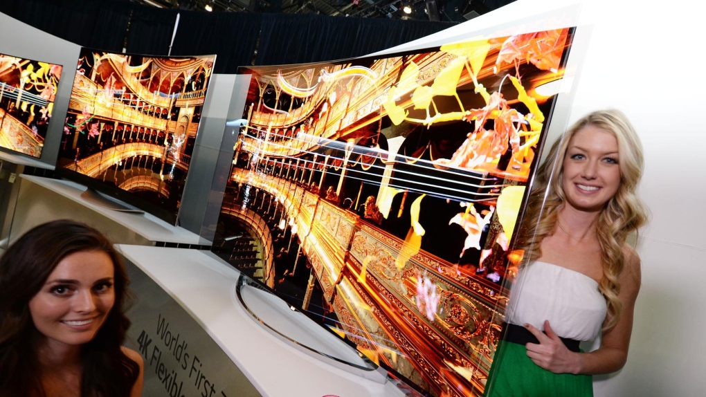 LG's flexible OLED televisions