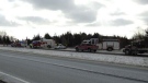 RCMP are on scene of a single-vehicle collision on Nova Scotia's Highway 101. (CTV Atlantic)