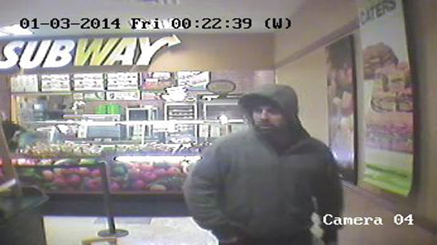 Windsor police release photo of Subway robber