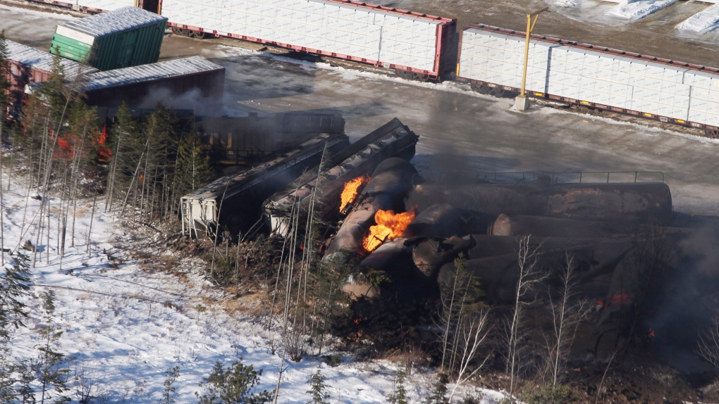 New Brunswick train derailment