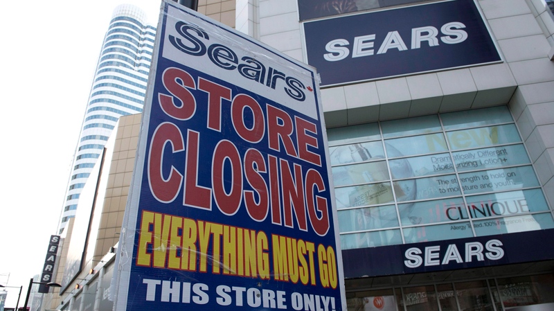 Final sale at Sears' Eaton Centre store