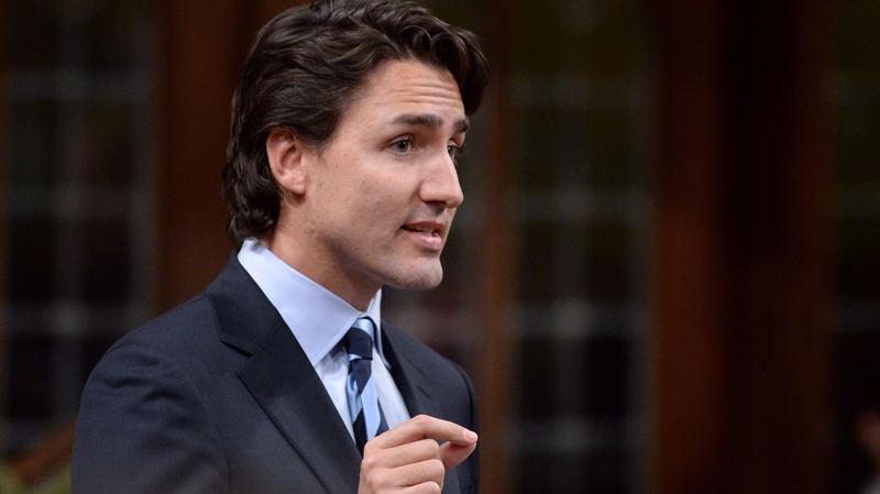 Liberal Leader Justin Trudeau on Parliament Hill