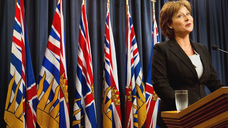 British Columbia Premier Christy Clark responds to the results of the HST referendum at the B.C. Legislature in Victoria, B.C., on Friday August 26, 2011. Darryl Dyck / THE CANADIAN PRESS