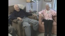 Frank and Dolina Pratt laugh as they talk about their 78th wedding anniversary in London, Ont. on Thursday, Jan. 16, 2014.