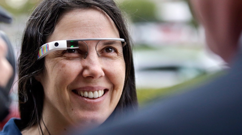 Cecilia Abadie wears her Google Glass