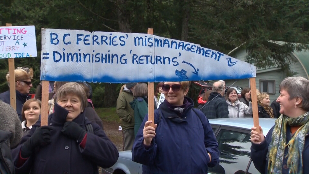 ferries protest