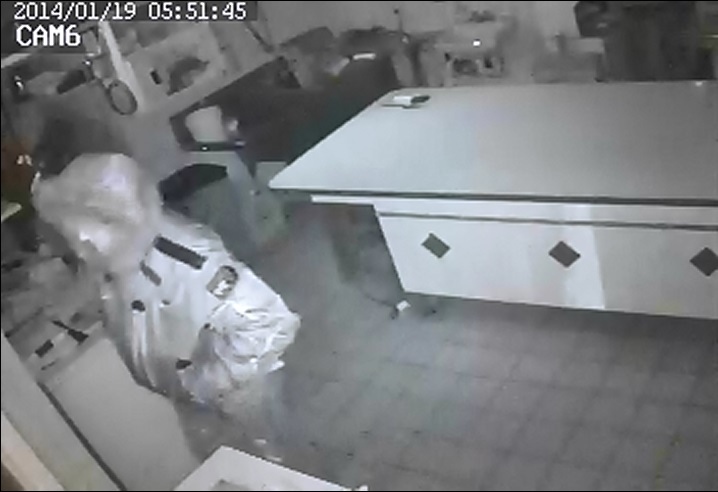 Essex OPP has release images of a suspect they're looking to speak with, following a break-in at Naples Pizza Restaurant in Tecumseh on Sunday, Jan. 19. 