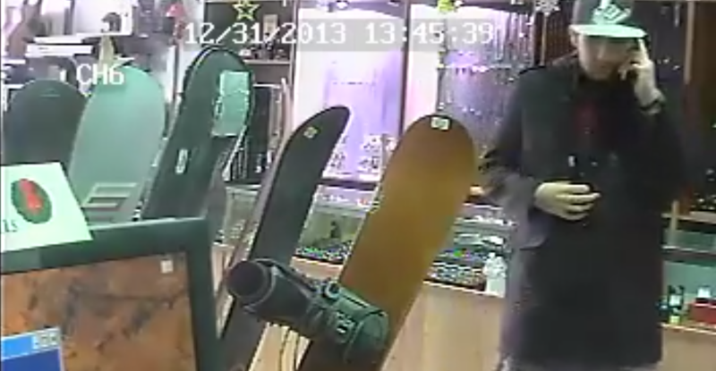 Windsor police released video on Tuesday, Jan. 21 of a suspect they believe is connected to a theft at a pawn shop back on Dec. 31. (CTV Windsor)