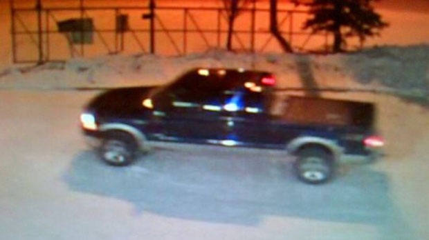 Police have released CCTV photos of the truck.