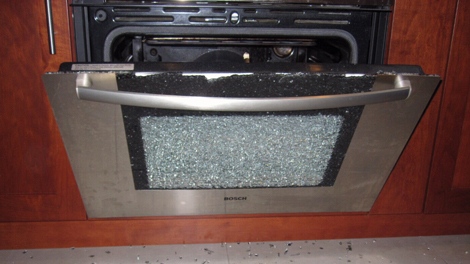 A Vancouver woman is concerned after her Bosch oven door exploded. August 31, 2011