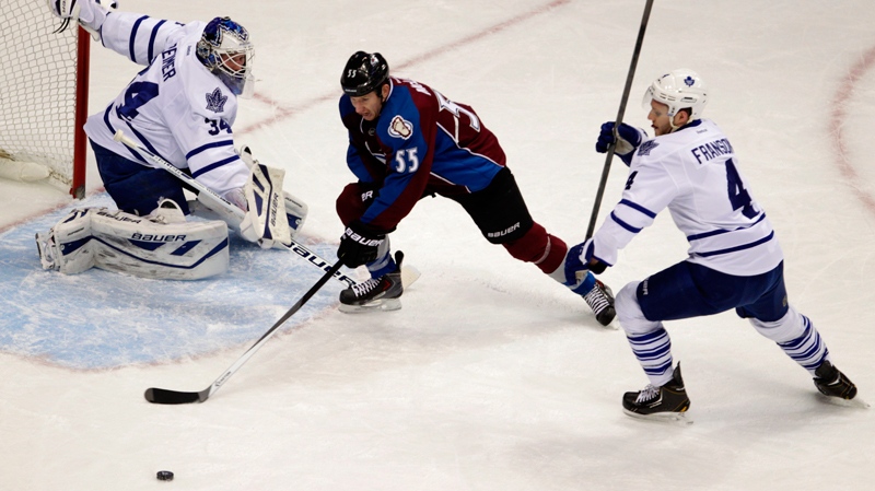 Leafs and Avalanche play in Denver