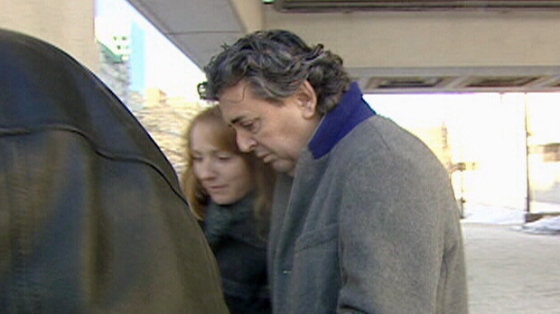 Father Joe LeClair leaves the Ottawa courthouse on Jan. 22, 2014.