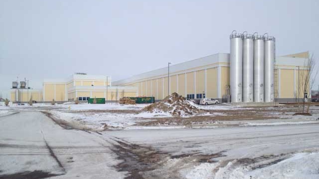 The Dr. Oetker plant is seen in London, Ont. on Wednesday, Jan. 22, 2014. (Sean Irvine / CTV London)