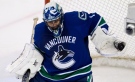 Vancouver Canucks' goalie Roberto Luongo makes a save in this December 2013 file photo.(Darryl Dyck/THE CANADIAN PRESS)