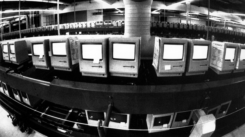 Apple Macintosh computers in March, 1984