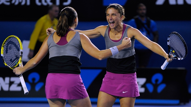 Sara Errani, right, Roberta Vinci, Australian Open