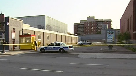Ottawa police aren't releasing many details about the body found in this King Edward Avenue parking lot Friday, Sept. 2, 2011.