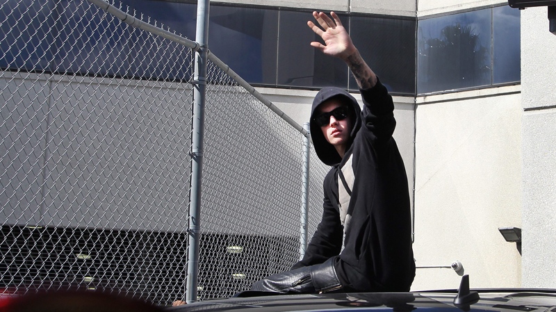 Justin Bieber in Miami on Jan. 23, 2014