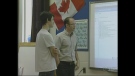 Student Alex Kost and teacher Mike Dlouhy discuss Homework Help in London, Ont. on Friday, Jan. 31, 2014.
