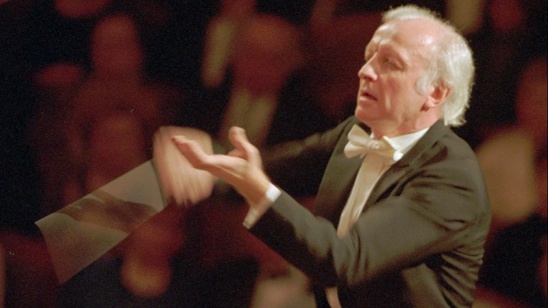 Gerd Albrecht conducts on Jan. 4, 1996