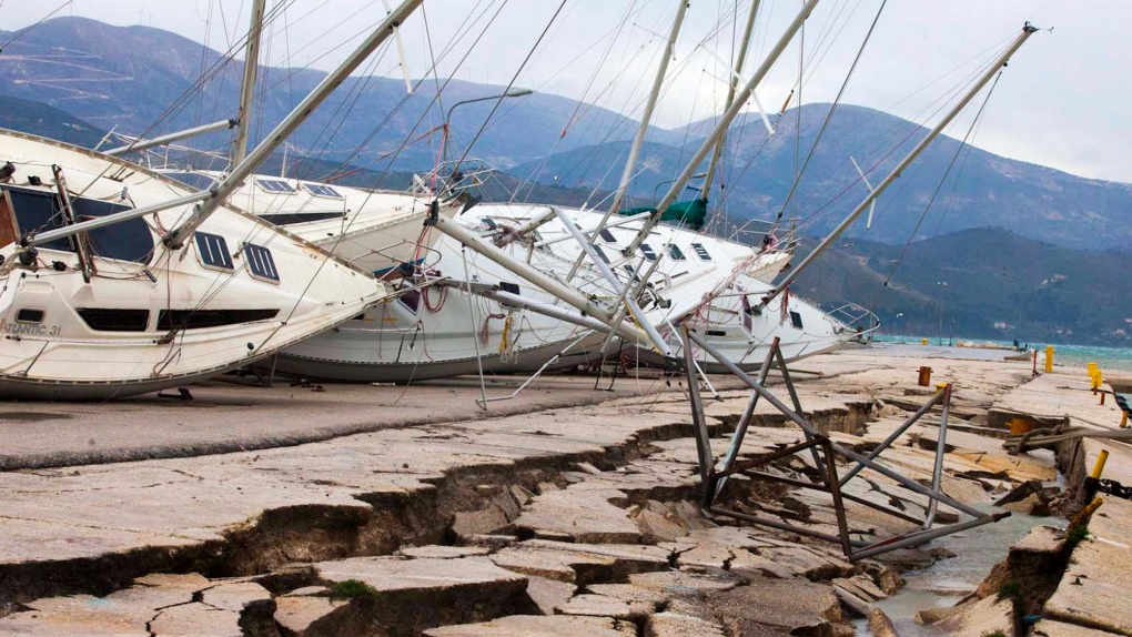 New earthquake hits Greek island of Kefalonia CTV News