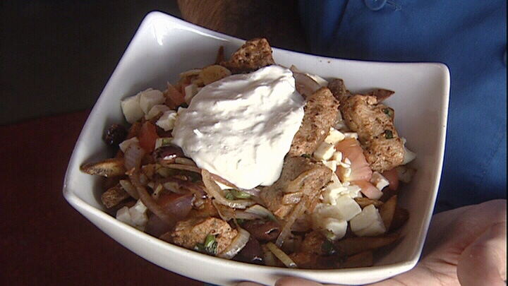 This Greek-style poutine was created by Routine Poutine of Gatineau for La Poutine Week