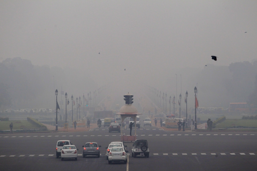 India smog
