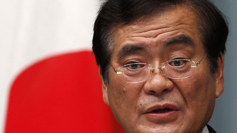 In this Sept. 2, 2011 file photo, Japan's new Economy, Trade and Industry Minister Yoshio Hachiro speaks during a press conference at prime minister's official residence in Tokyo, Japan. (AP Photo/Shizuo Kambayashi, File)