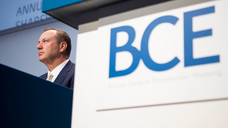 BCE CEO George Cope in Toronto,  May 9, 2013
