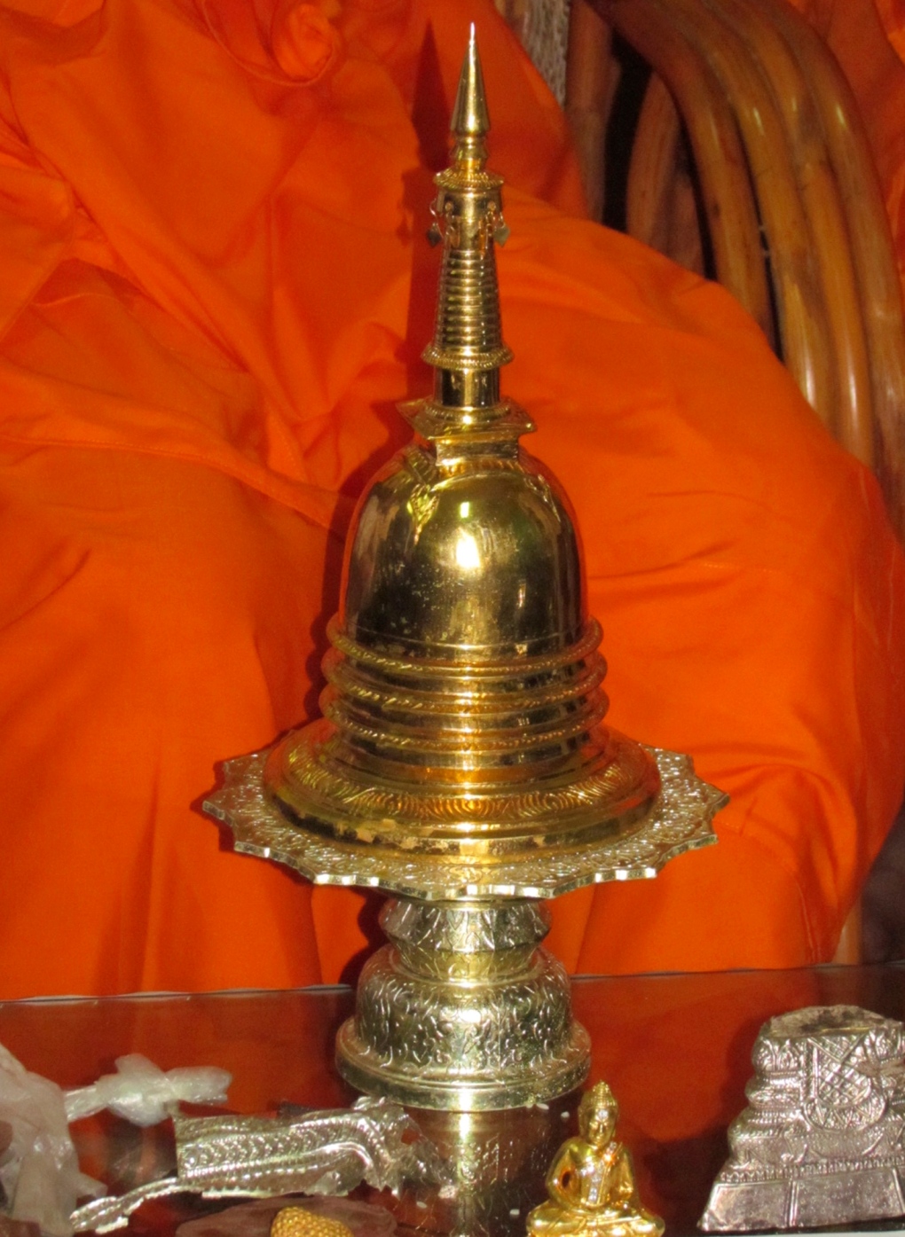 Stolen Buddha urn