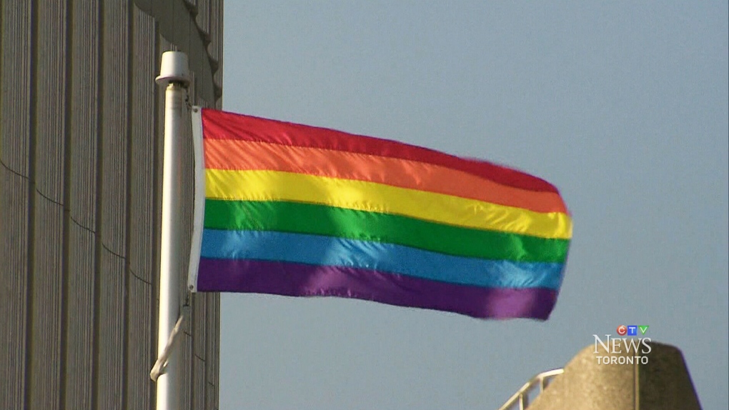 Rainbow flag staying up at Toronto city hall