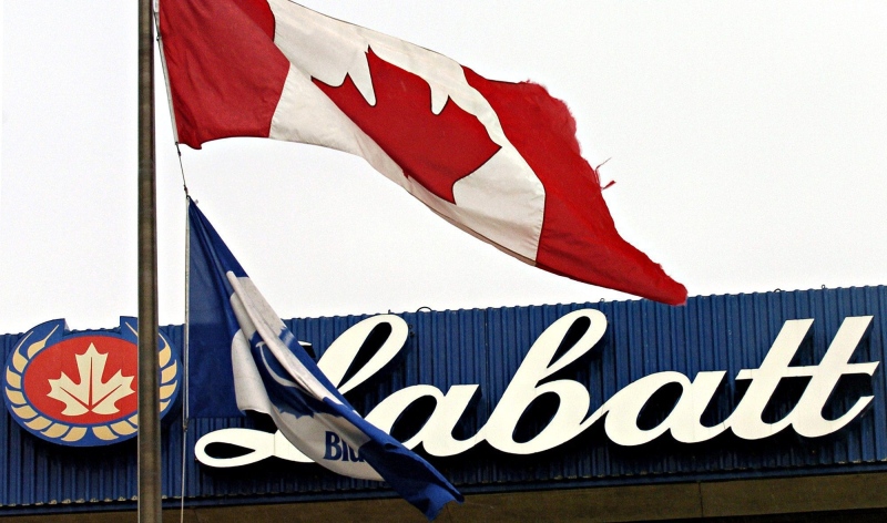 The Labatt's brewery is seen in Toronto Thursday March 31, 2005. (Aaron Harris / THE CANADIAN PRESS)
