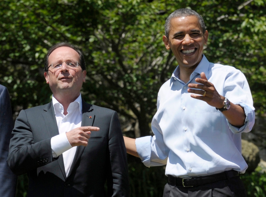 Hollande visits the US