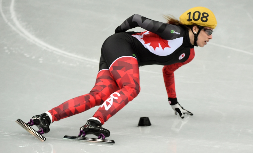 Canada at Sochi Games Marianne St-Gelais