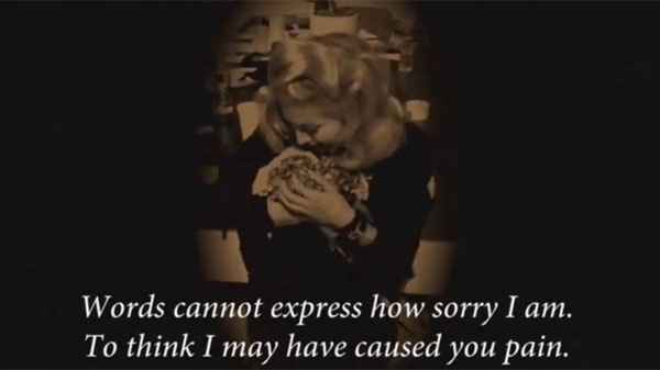 Madonna is seen in this screengrab taken from the video 'Madonna's love letter to hydrangeas' that was posed on YouTube on Monday, Sept. 12, 2011.