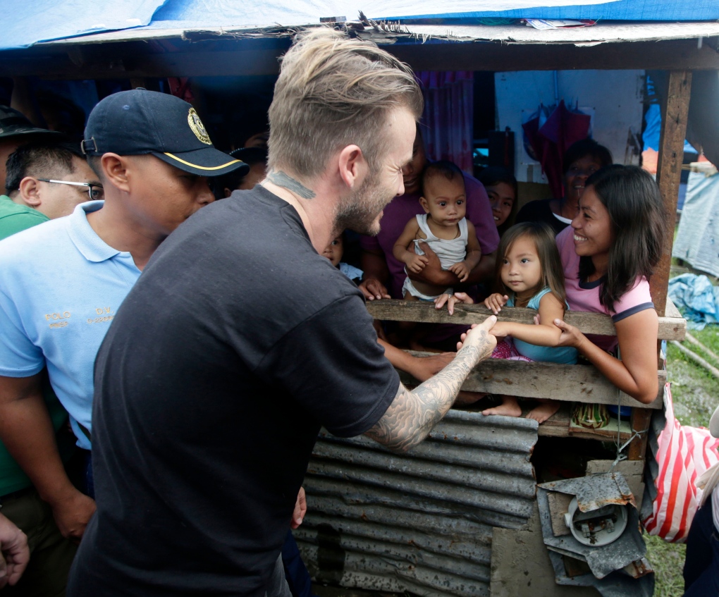 David Beckham visits the Philippines