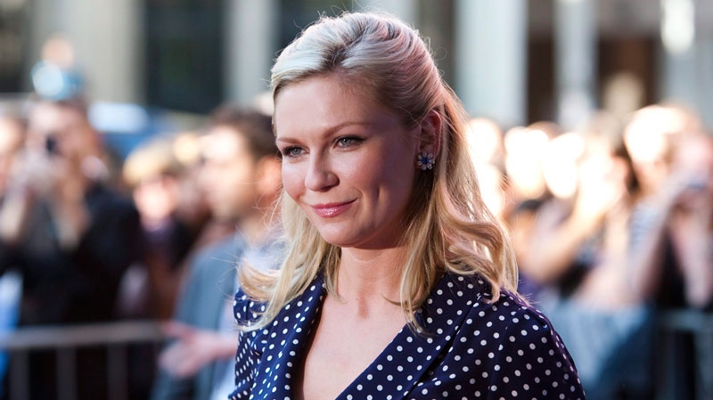 Actress Kirsten Dunst arrives at the gala for the film 'Melancholia' at the Toronto International Film Festival in Toronto Saturday, September 10, 2011. (Darren Calabrese / THE CANADIAN PRESS)